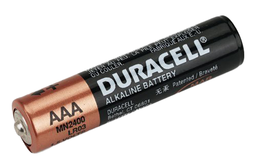 Duracell AAA Battery Transparent PNG