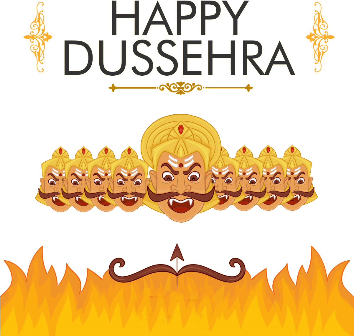 Dussehra Celebration PNG Clipart Background