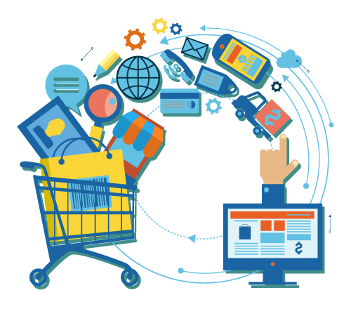 E-Commerce Shopping Transparent Background