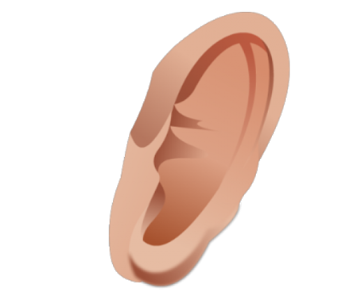 Ear Logo PNG Clipart Background