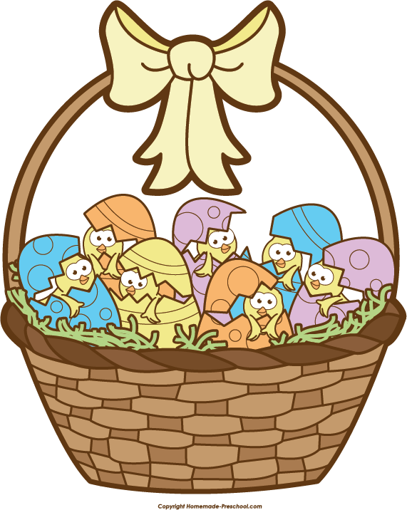 Easter Basket Icon PNG Clipart Background