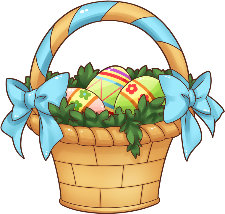 Easter Basket Icon Transparent Background