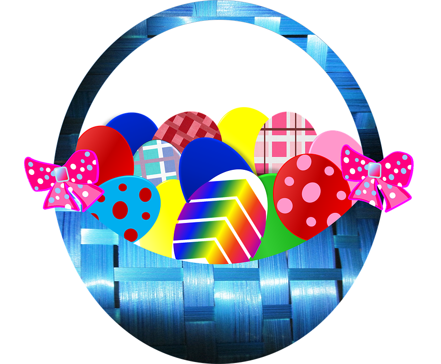 Easter Basket Logo Transparent Background