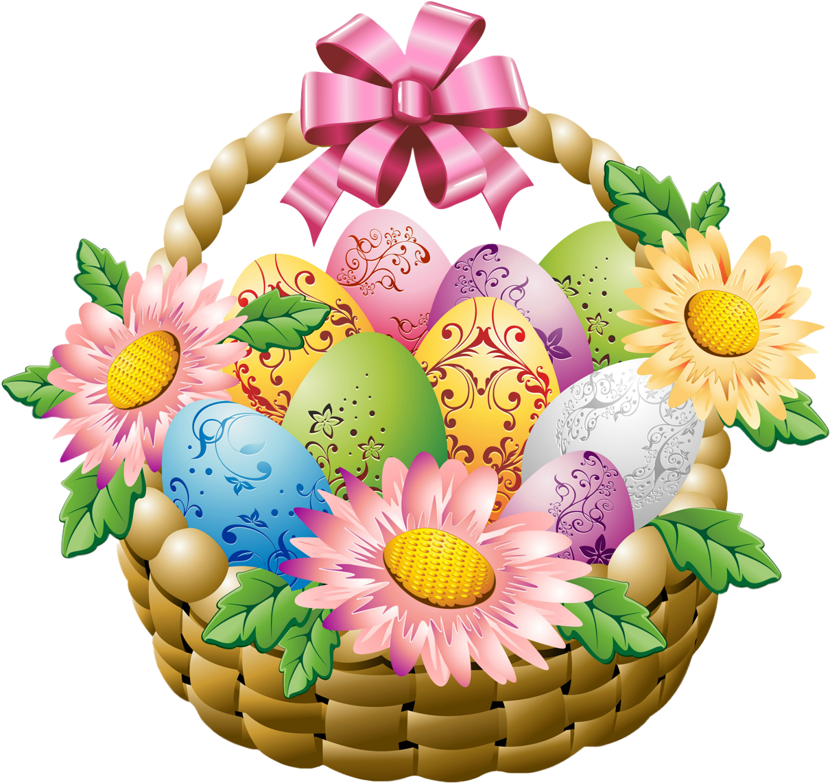 Easter Basket PNG HD Quality