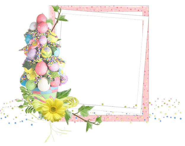 Easter Border PNG HD Quality