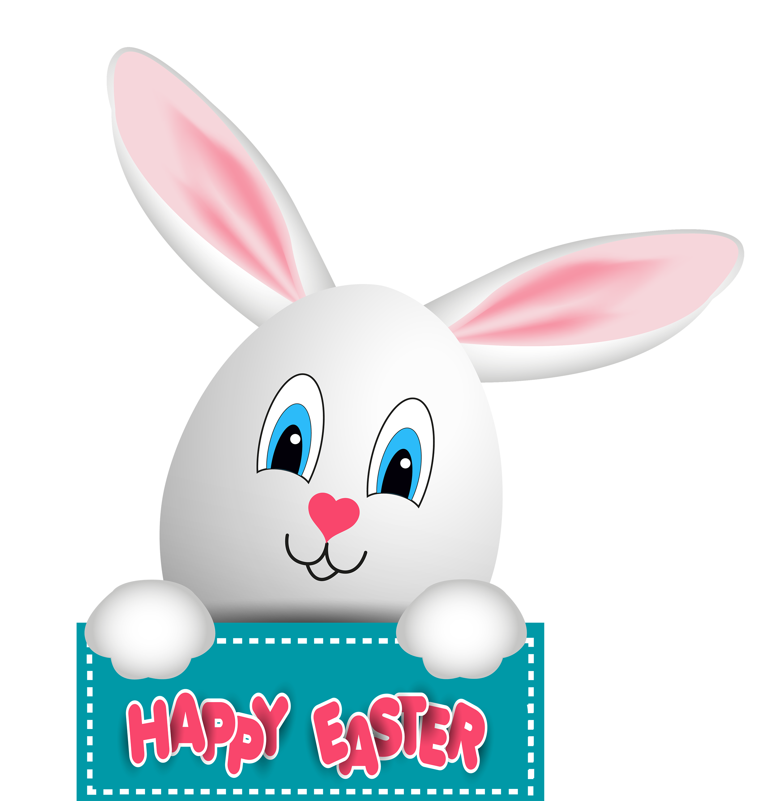 Easter Bunny Cartoon PNG Clipart Background
