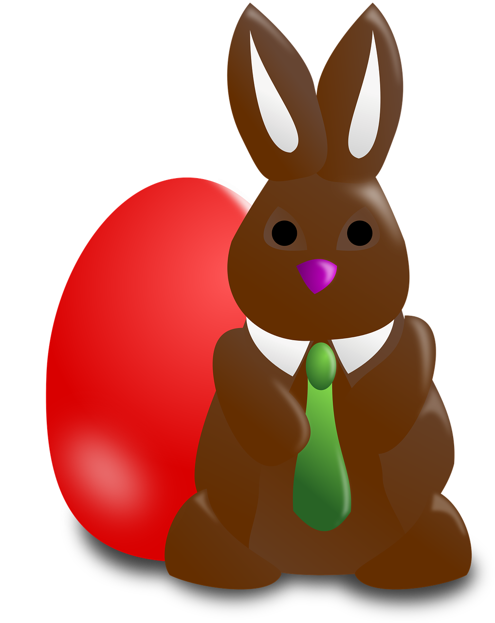 Easter Bunny Cartoon Transparent Background