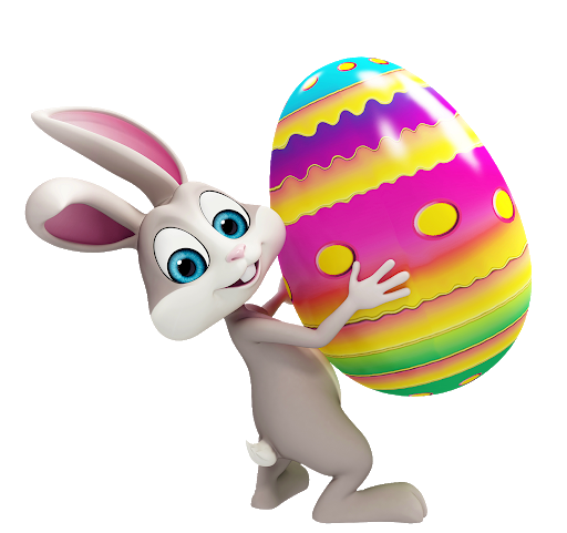 Easter Bunny Cartoon Transparent PNG