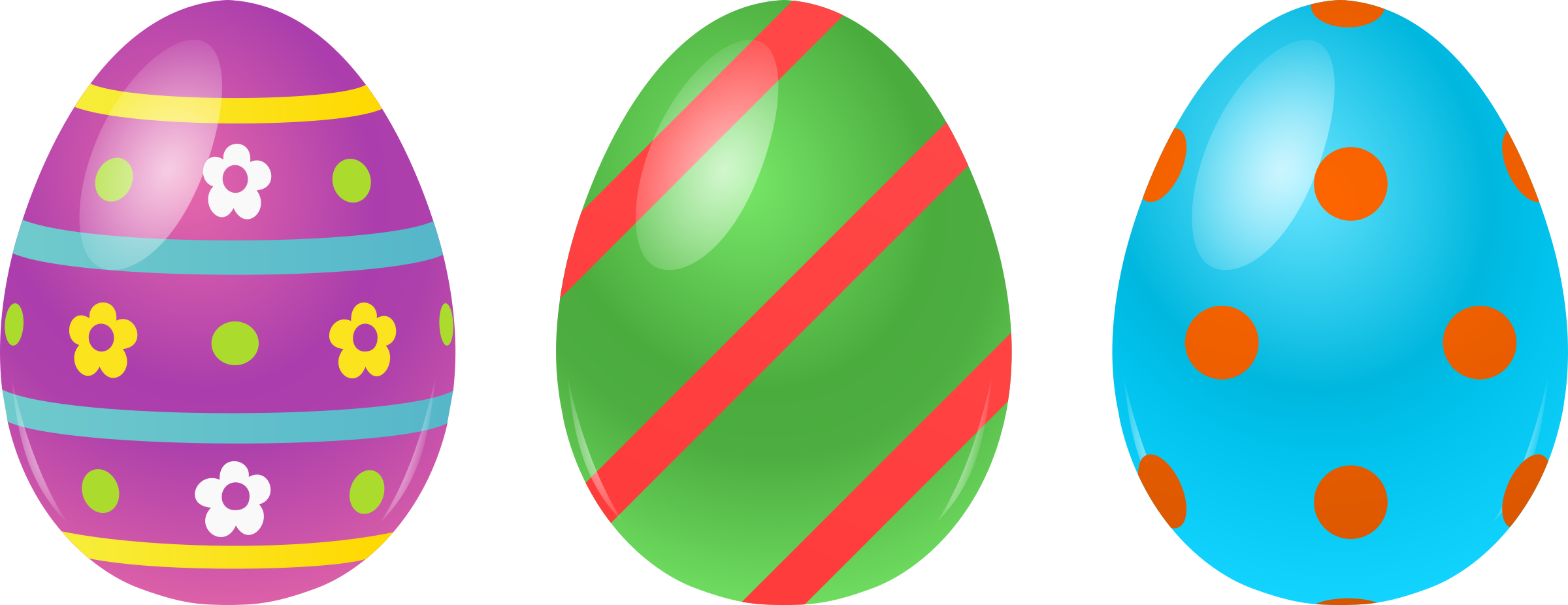 Easter Eggs PNG Clipart Background