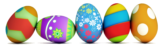 Easter Eggs Vector PNG HD Quality