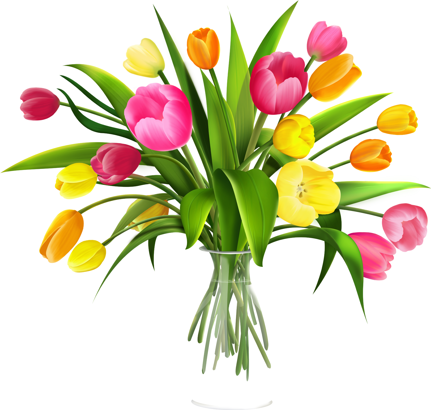 Easter Flower Bouquet PNG HD Quality
