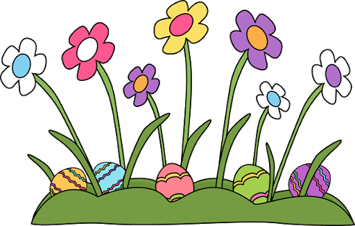 Easter Flower Grass PNG HD Quality