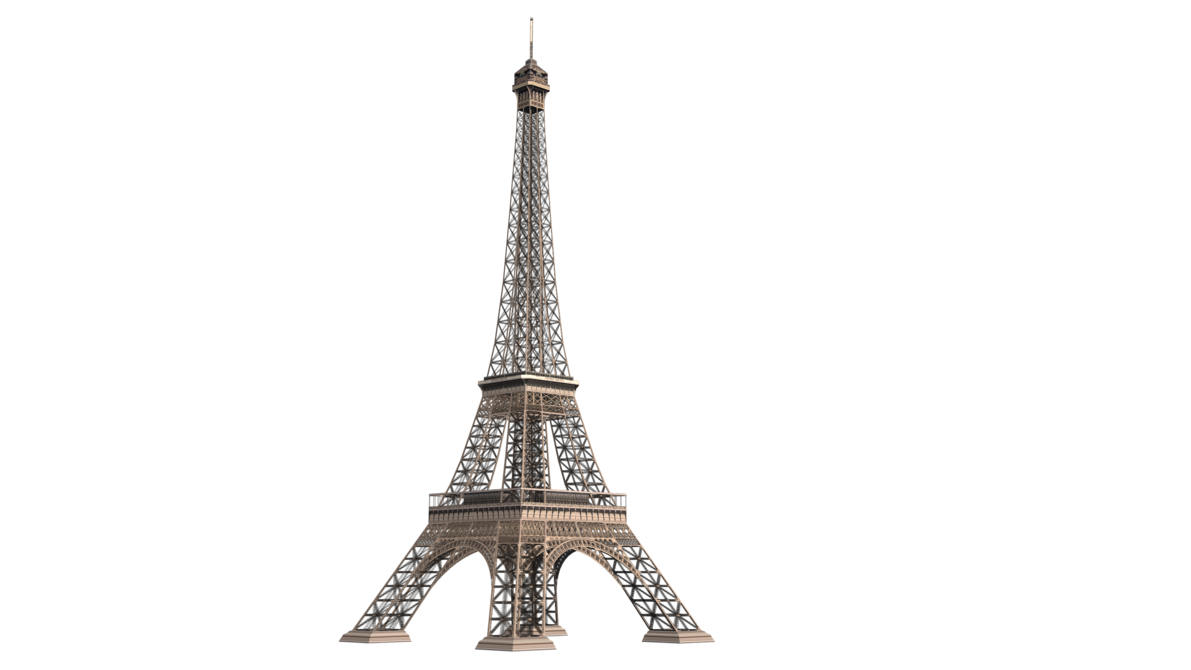 Eiffel Tower Background PNG Image