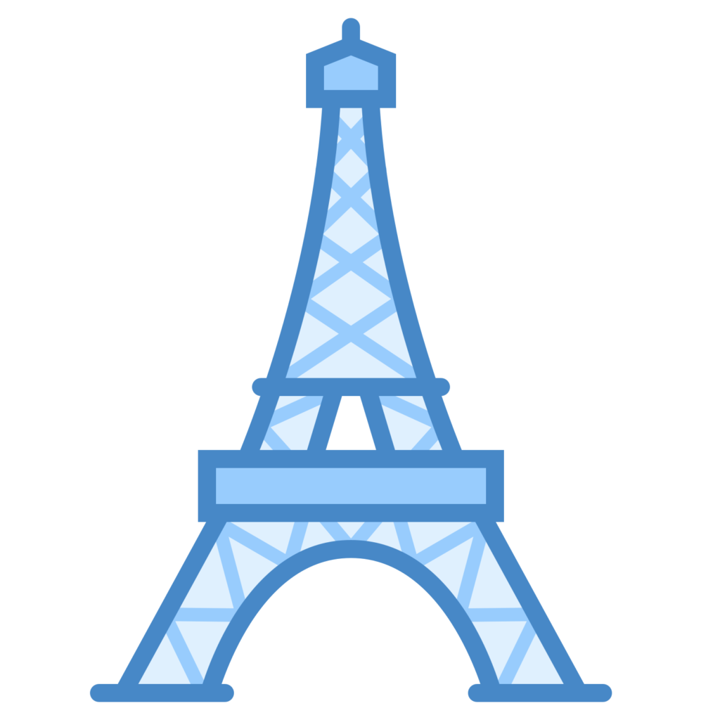 Eiffel Tower Vector Background PNG Image