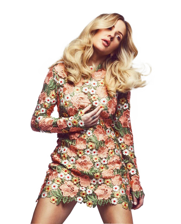 Ellie Goulding Dress PNG Clipart Background