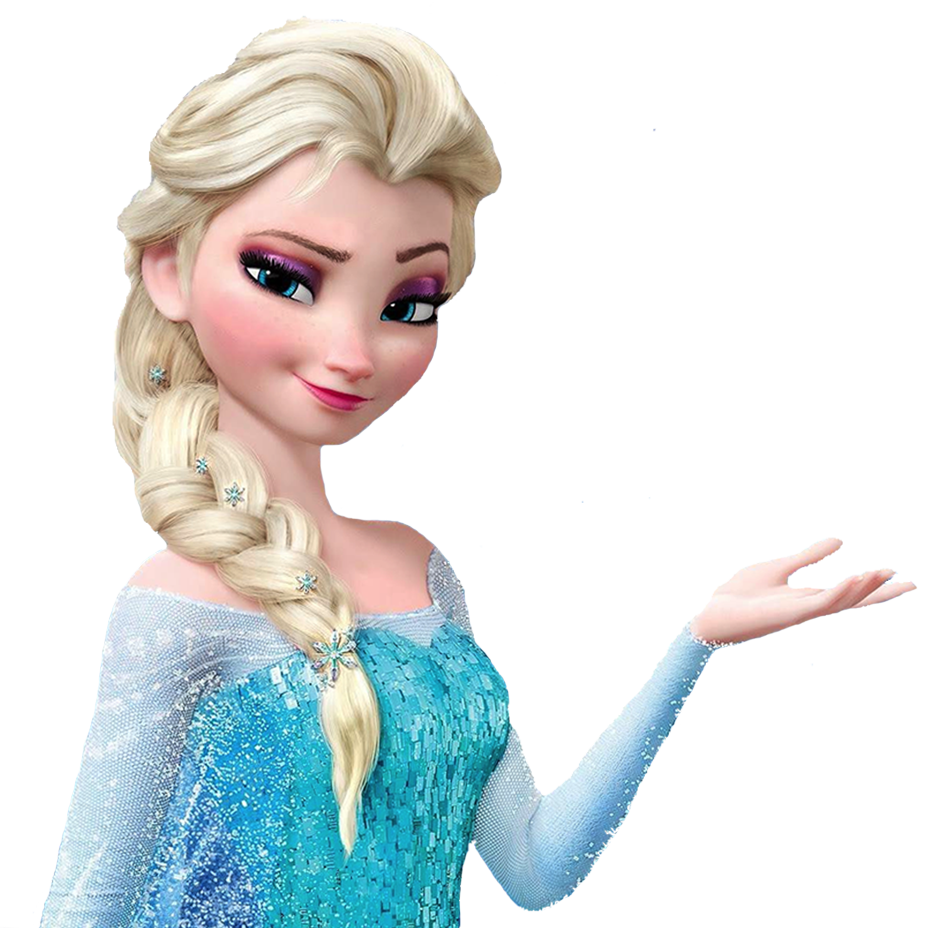 Elsa Character Background PNG Image