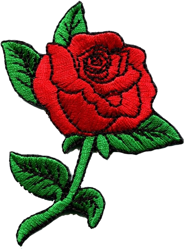Embroidery Rose PNG Clipart Background