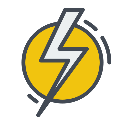 Energy Icon Background PNG Image
