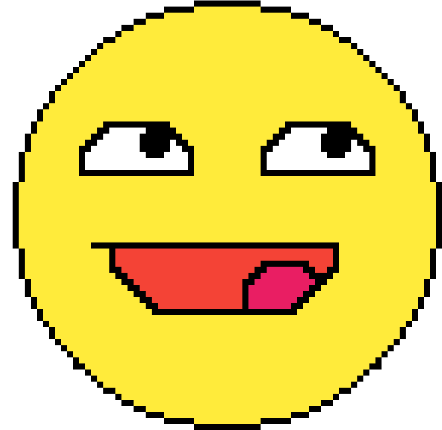Epic Face Emoji Background PNG Image