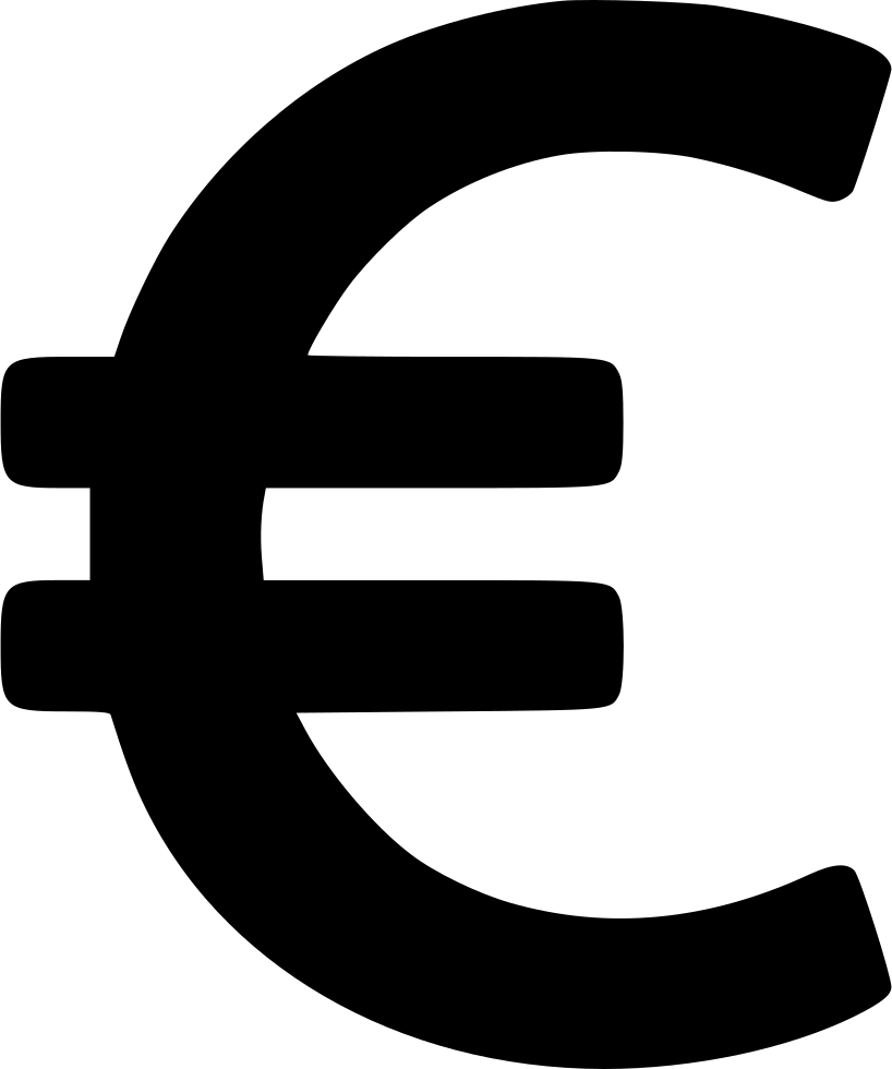 Euro Money Symbol PNG HD Quality