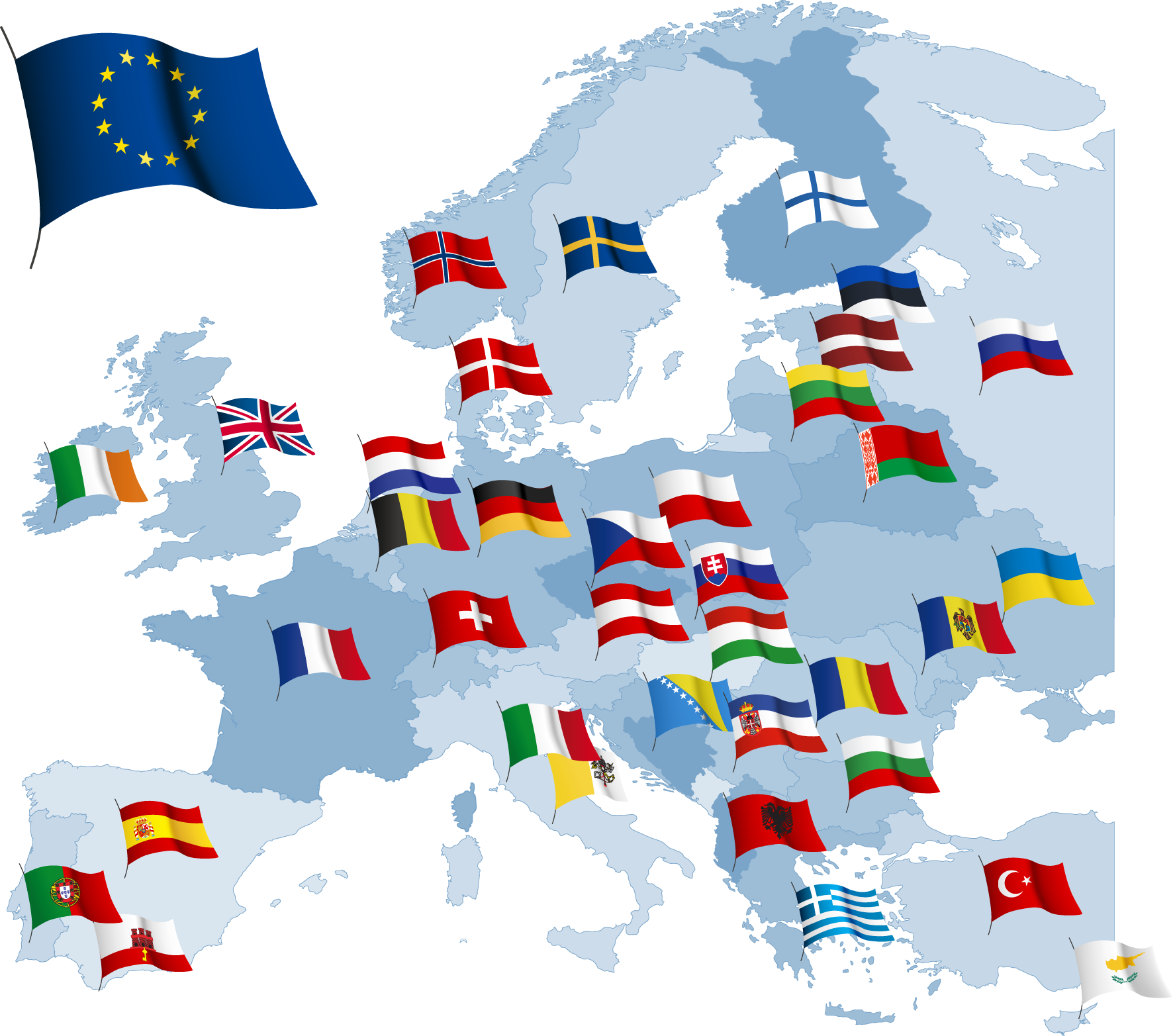 Europe Background PNG Image