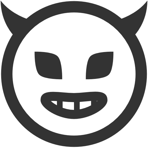Evil Emoji PNG Clipart Background