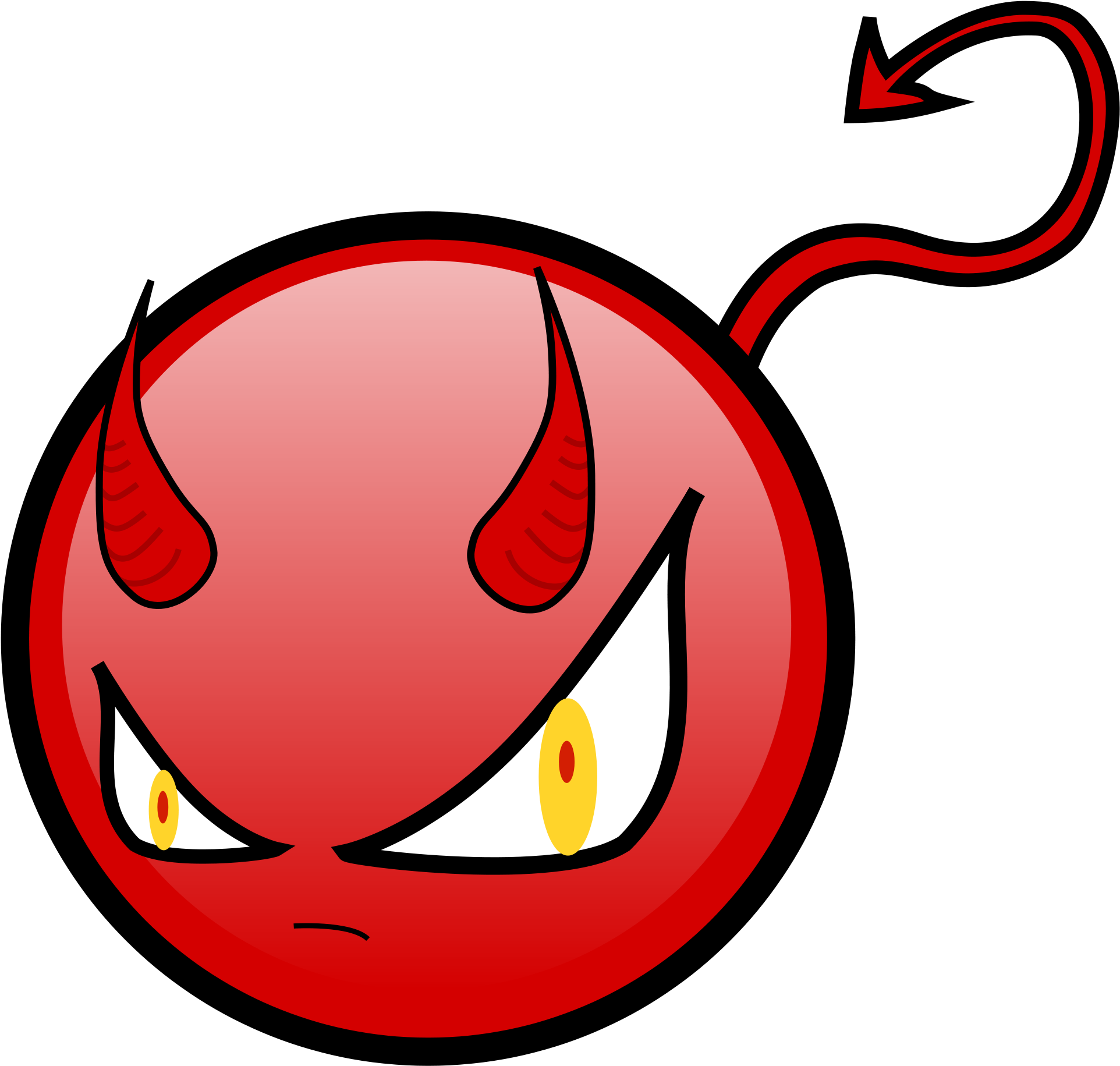 Evil Vector PNG Clipart Background