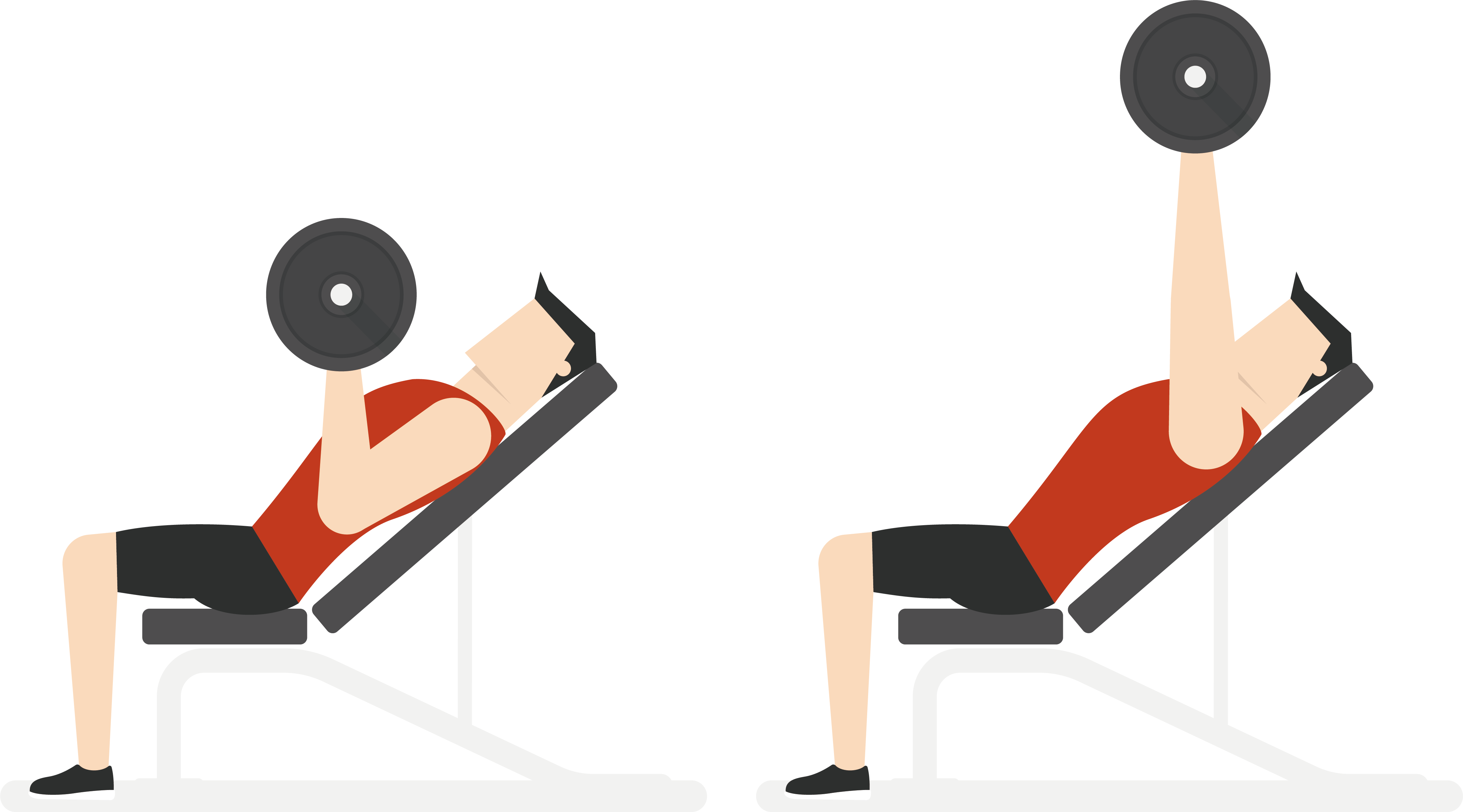 Exercise Bench Vector PNG Clipart Background