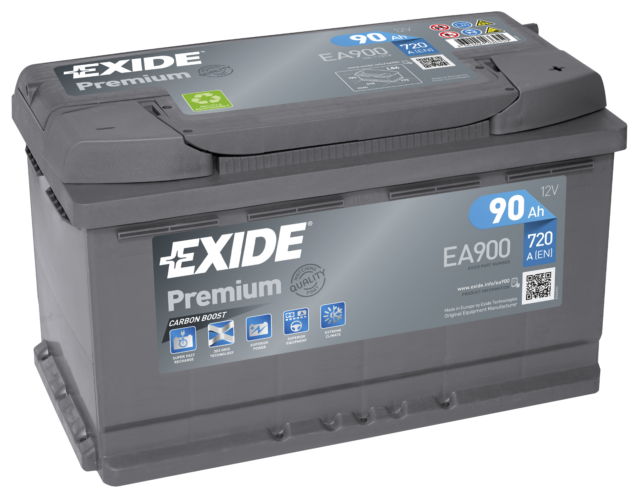 Exide Automotive Batteries PNG HD Quality