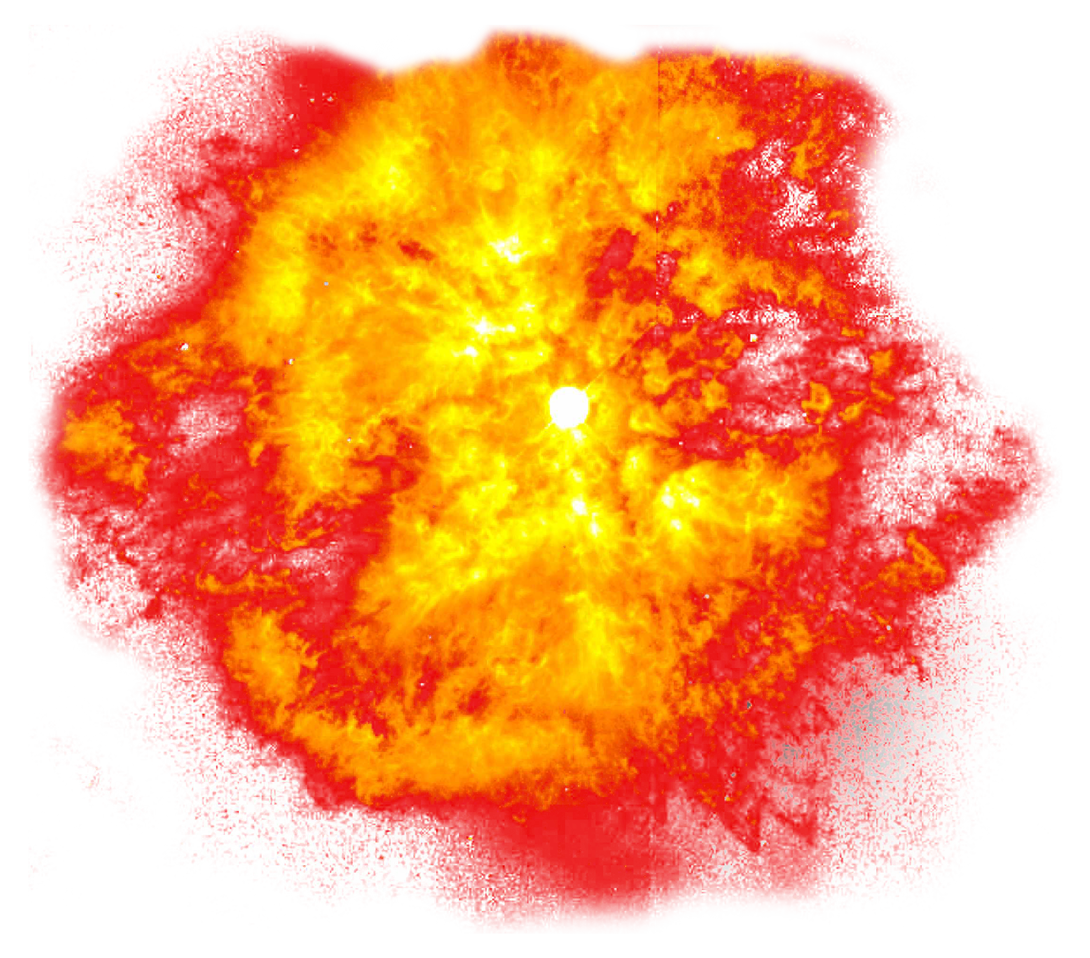 Explosion Background PNG Image
