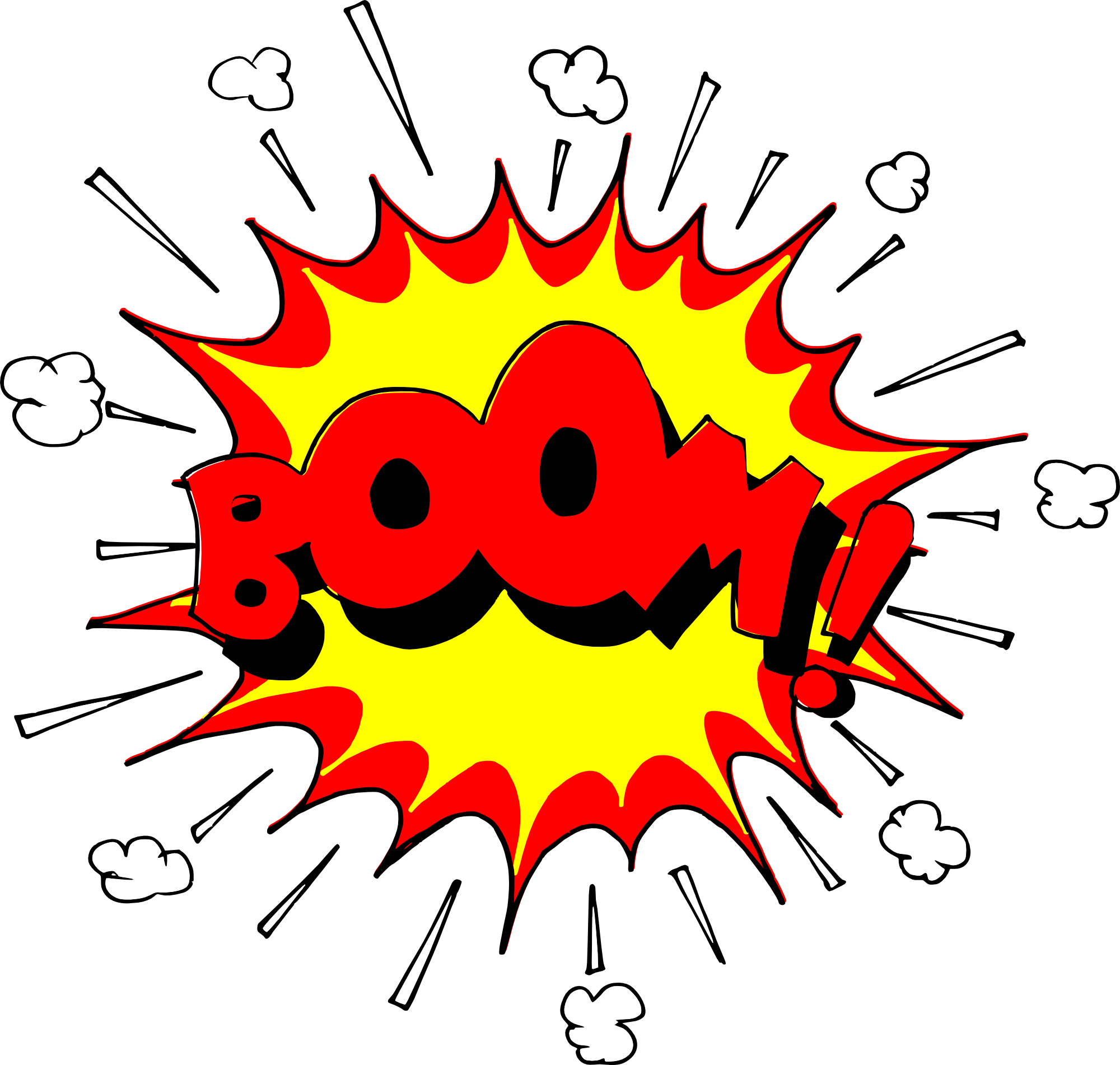 Explosion Cartoon PNG Clipart Background