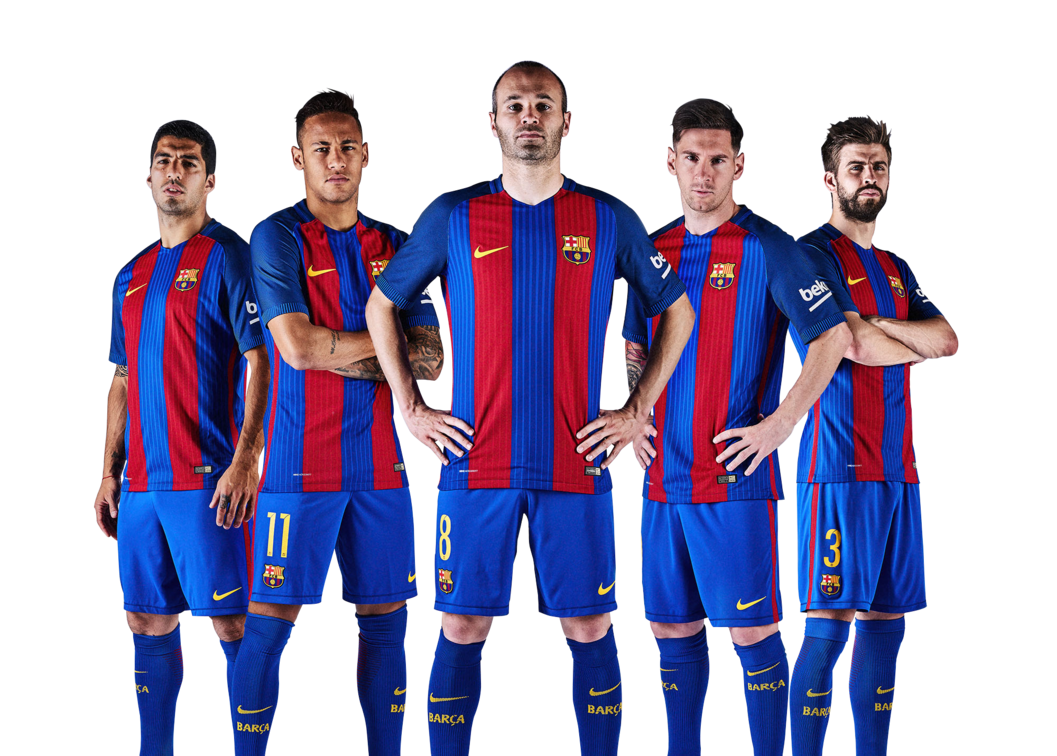 FC Barcelona Players PNG HD Quality