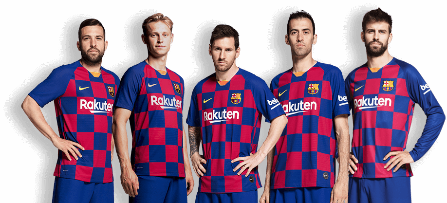 FC Barcelona Team PNG HD Quality