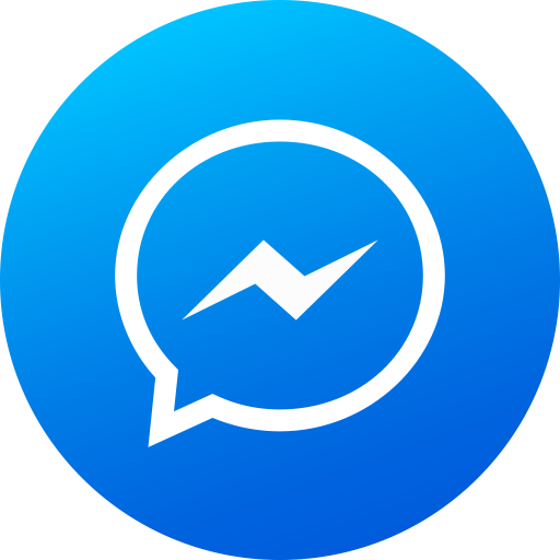 Facebook Messenger Blue Logo PNG HD Quality