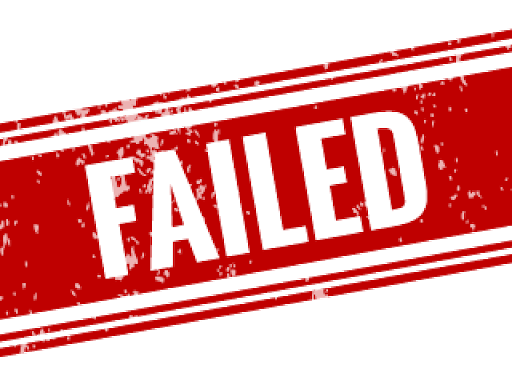 Fail Stamp Background PNG Image