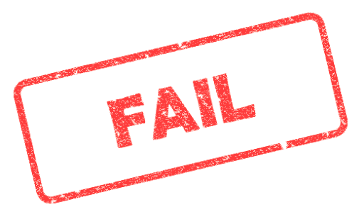 Fail Stamp PNG Clipart Background