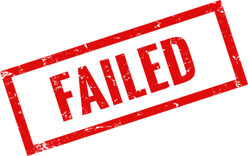 Fail Stamp PNG HD Quality