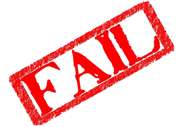 Fail Stamp Vector PNG Clipart Background