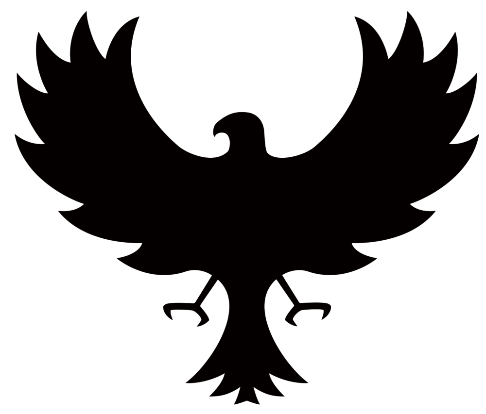 Falcon Silhouette PNG HD Quality