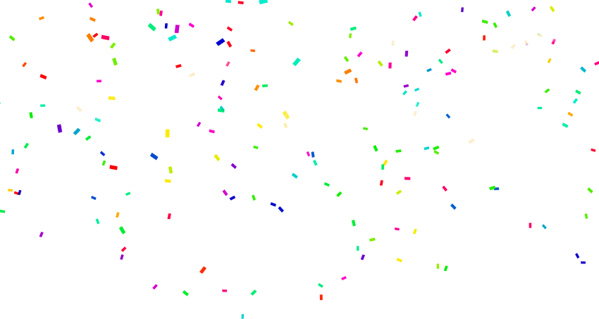 Falling Confetti PNG Clipart Background
