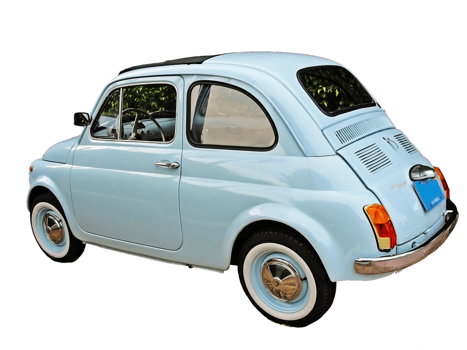 Fiat Blue Car PNG Clipart Background