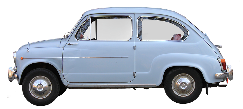 Fiat Blue Car Transparent Background