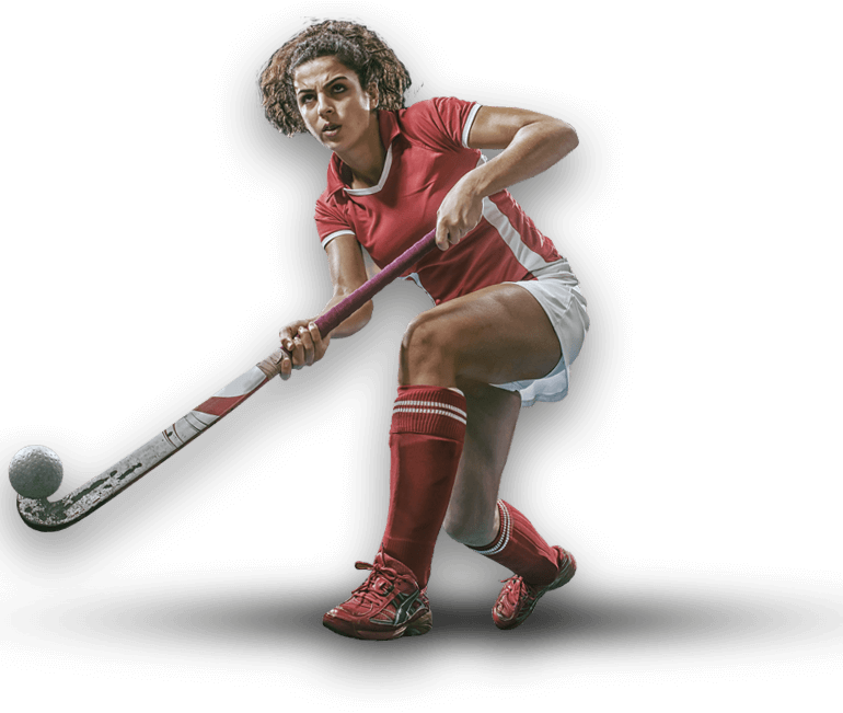 Field Hockey Player PNG Clipart Background