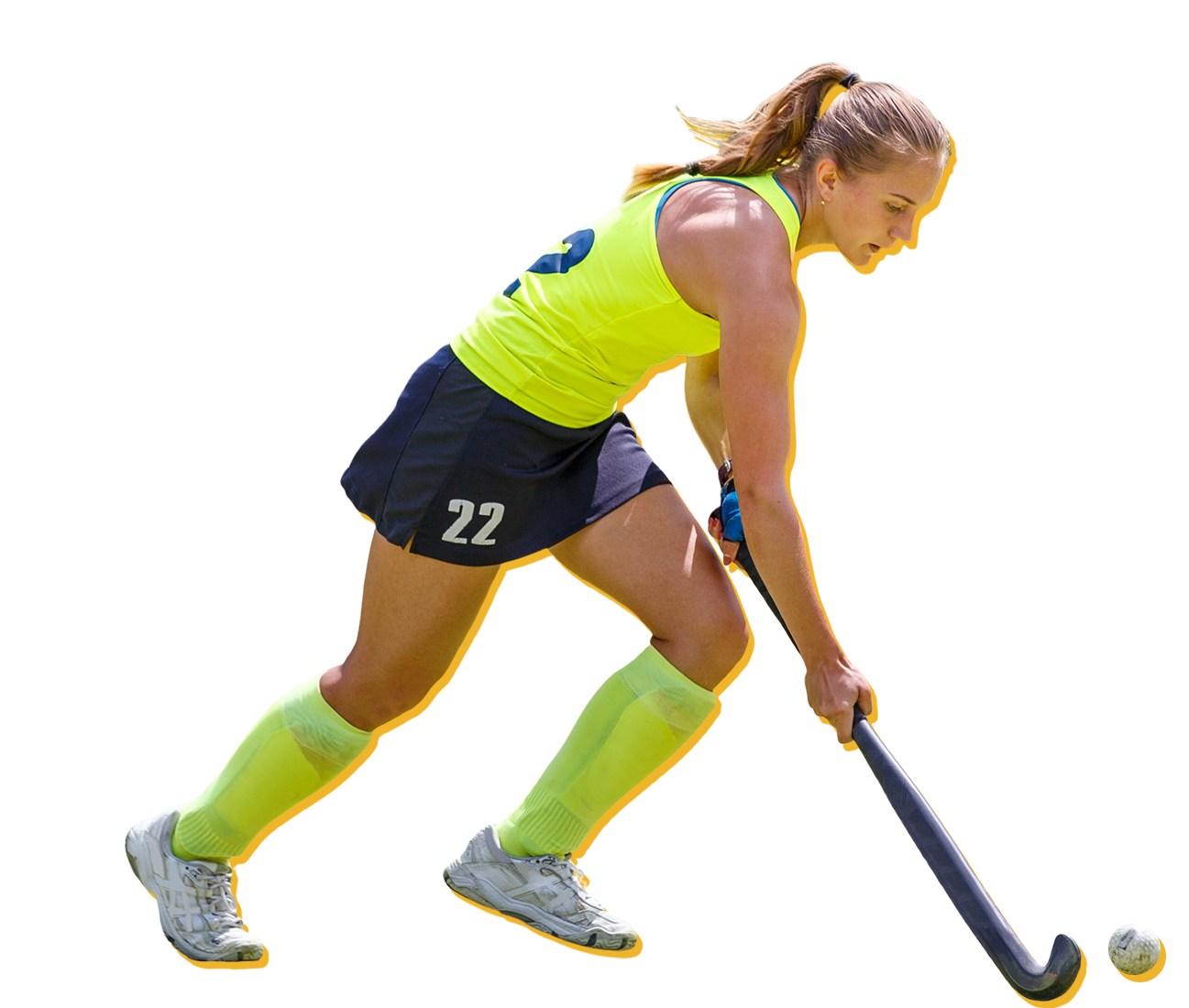 Field Hockey Player PNG HD Quality