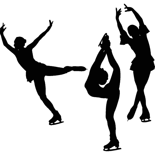 Figure Skating Silhouette Download Free PNG