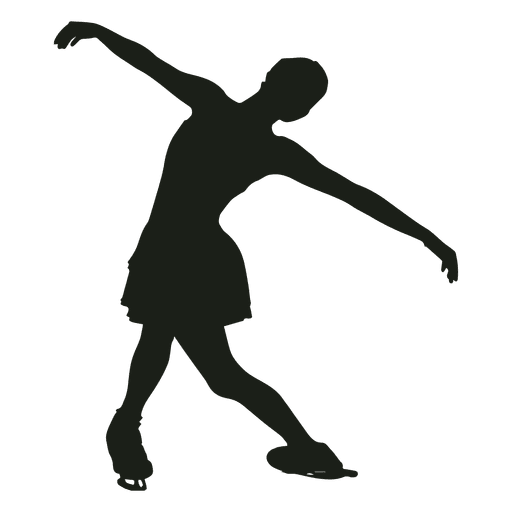 Figure Skating Silhouette PNG Clipart Background