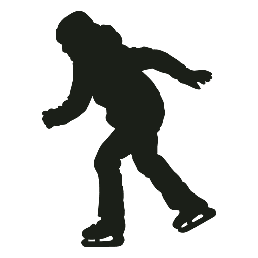 Figure Skating Silhouette Transparent Free PNG