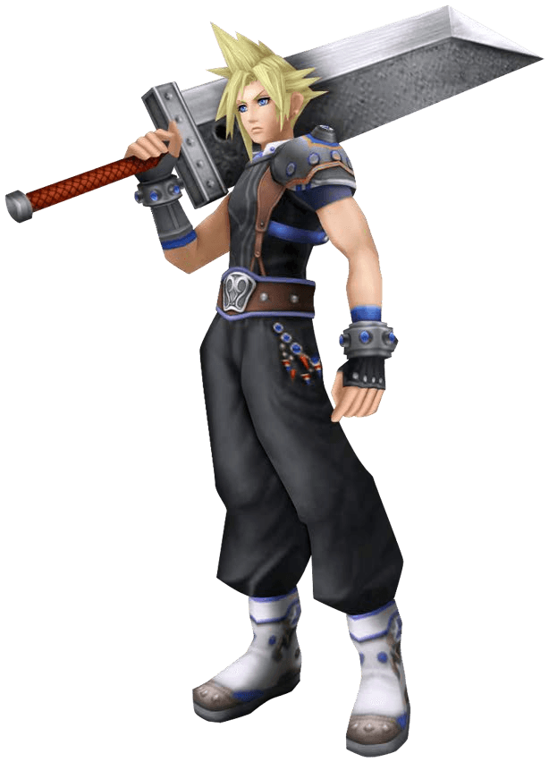 Final Fantasy Game Character Background PNG Image