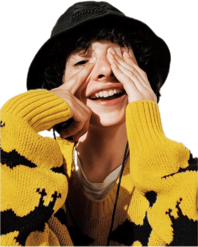 Finn Wolfhard Background PNG Image