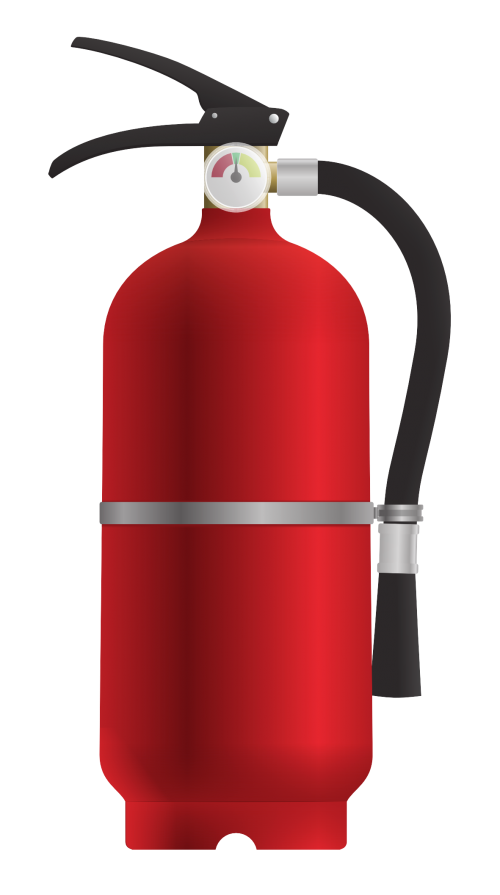Fire Extinguisher Vector PNG Clipart Background